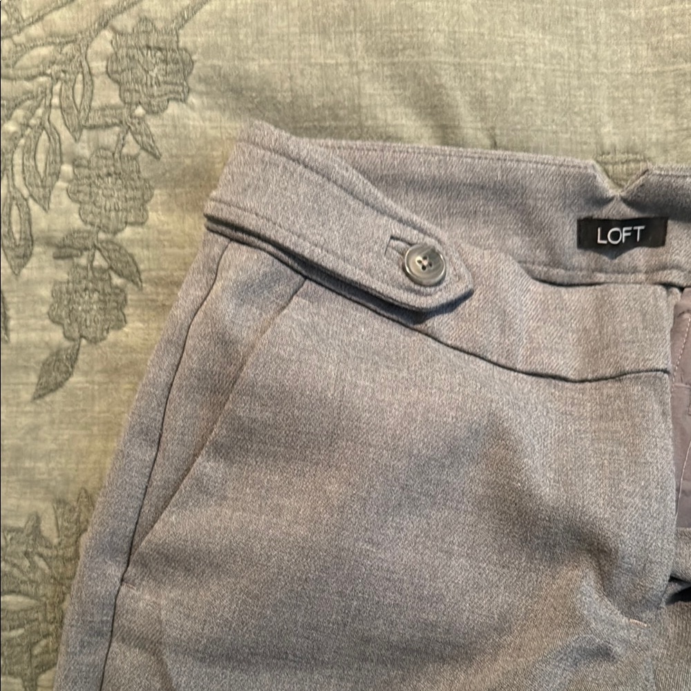LOFT Julie Gray Trousers - Picture 3 of 7